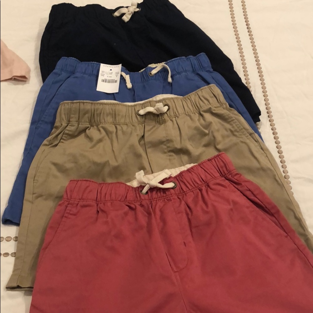 Bundle new JCREW khaki shorts for boys size 8